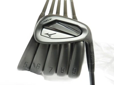 Used Mizuno JPX925 Forged Black Iron Set 5-PW Mitsubishi MMT Stiff Flex Graphite - Image 1 of 4