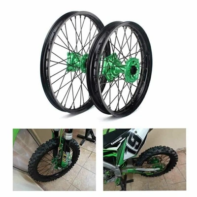 Kit de ruedas CNC para Kawasaki 21"+18" KX250F KX450F 06-18 KX125 06-13 KX250 19-20 Foto 1 de 4