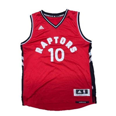 NBA Toronto Raptors #10 DeMar DeRozan Adidas; Size Medium Swingman Jersey - Image 1 of 4