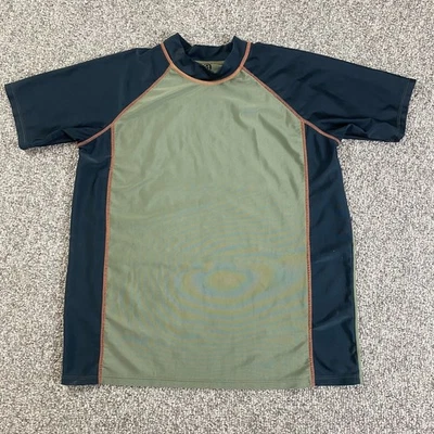 Camisa Artesana Cabela's Para Hombre Extra Grande Verde Negra Cuello Simulado Manga Corta Logo Foto 1 de 4