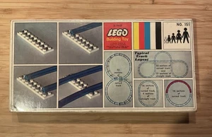 FACTORY SEALED, VINTAGE 1966 LEGO SET 151 - CURVED TRAIN TRACK - Picture 1 of 7
