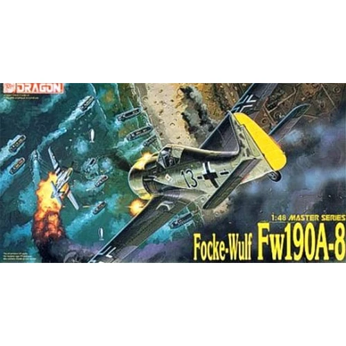 FOCKE-WULF FW190 A-8 KIT 1:48 Dragon Kit Aerei Modellino Nuovo - Immagine 1 di 1