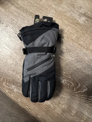 Guantes de esquí Champion para hombre a prueba de agua dúo seco negro/gris tallas M/L Foto 1 de 3
