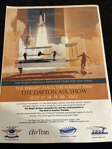 Anuncio impreso Dayton Air Show 2003 Thunderbirds, Blue Angels, 8x10 - Imagen 1 de 10