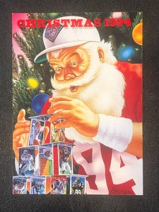 Weihnachtsmann 1994 FUSSBALL Weihnachten Werbe Sammelkarten Checkliste - Bild 1 von 2