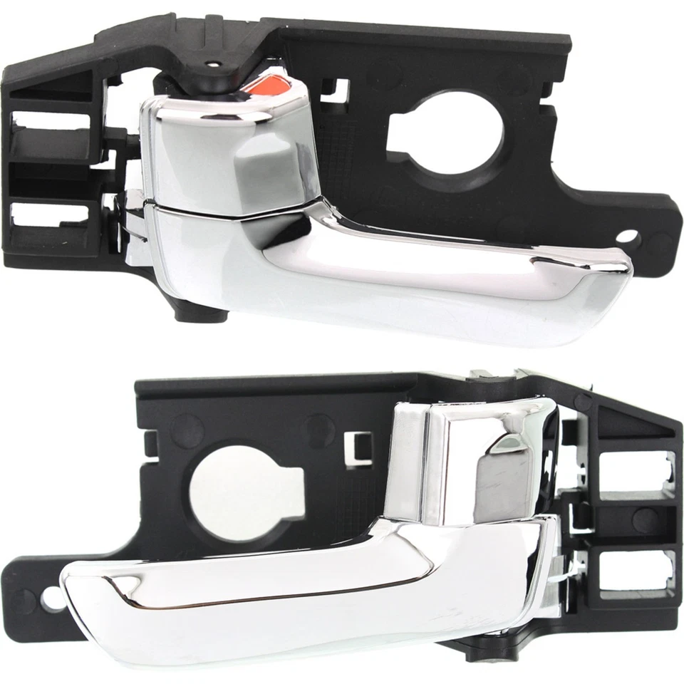 Juego de 2 manijas de puerta interiores para Kia Sportage 2005-2010 de plástico cromado Foto 1 de 4
