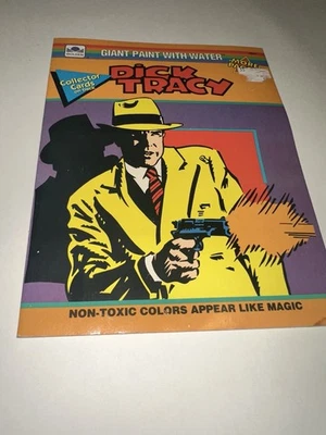 Vtg 90s Dick Tracy Paint Coloring Book #2847 Movie Comic Unused Disney Golden Foto 1 de 2
