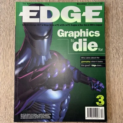 EDGE Magazine - Issue 3 - December 1993 RARE  Very Good Condition  - Image 1 of 4