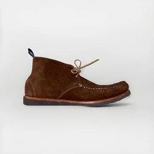 Allen Edmonds Backwood Leather Suede Chukka Boots Mens 10 E Brown Lace Up Shoes - Picture 1 of 8
