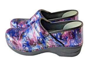 Dansko XP 2.0 Lackleder Clog Damen EU38 US 7,5 8 Multicolor Swirl - Bild 1 von 10