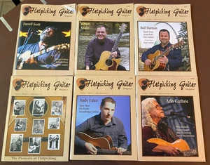 FLATPICKING GUITAR MAG Vol 11 '06-'07 6 issues D Scott, Andy Falco, etc CDs - Picture 1 of 7