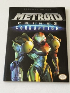 Metroid Prime 3 Corruption Premiere Edition Prima Strategy Guide w/ Poster - Picture 1 of 11