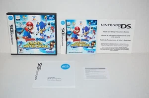 Mario & Sonic at the Olympic Winter Games (Nintendo DS) Estuche Caja + Manual SOLO - Imagen 1 de 4