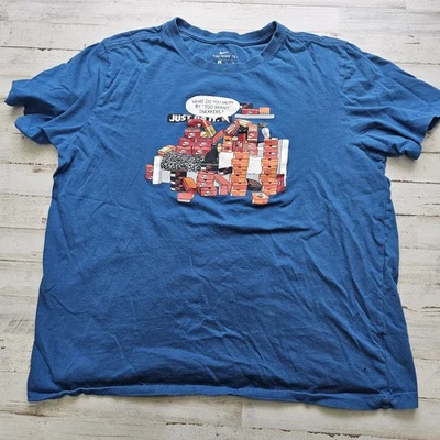Nike ¿QUÉ QUIERES DECIR CON "DEMASIADAS ZAPATILLAS"? Camiseta gráfica Sneakerhead XL corta Foto 1 de 4