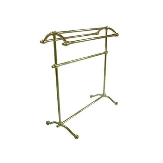 Kingston Brass CC2292 Free Standing Towel Rack - Polished Brass - Image 1 of 1