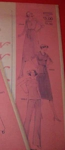Uncut Vtg Ann Person Stretch & Sew Pattern A-Line Basic Dress Blouse 1970 Knit - Bild 1 von 2