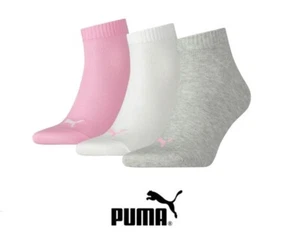 Puma - Quarter Calcetines - 6 Pares - Rosa Gris Blanco - Prism Pink Talla 39/42 - Imagen 1 de 1