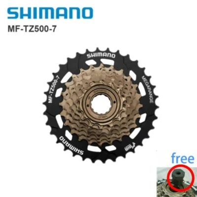 Rueda libre Shimano Tourney MF-TZ500 7 velocidades 14-34T TZ31 atornillable MTB repuestos Foto 1 de 4