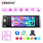 Essgoo Single Din Car Stereo Radio Carplay Bluetooth Usb Am Touch Screen&camera