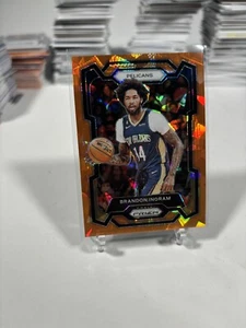 Brandon Ingram 2023-24 Panini Prizm Orange Ice Prizm #89 New Orleans Pelicans - Picture 1 of 2