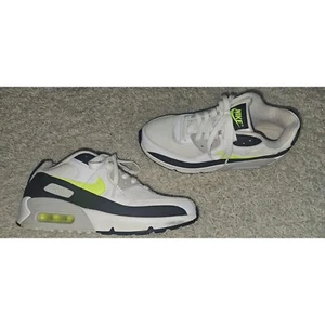 Nike Air Max 90 GS White Hot Lime size 5.5y - Picture 1 of 8