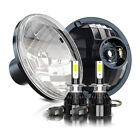 7 Inch Round Led Headlight H4 Hi-Lo Fit For Chevy C10 Camaro Pickup Truck