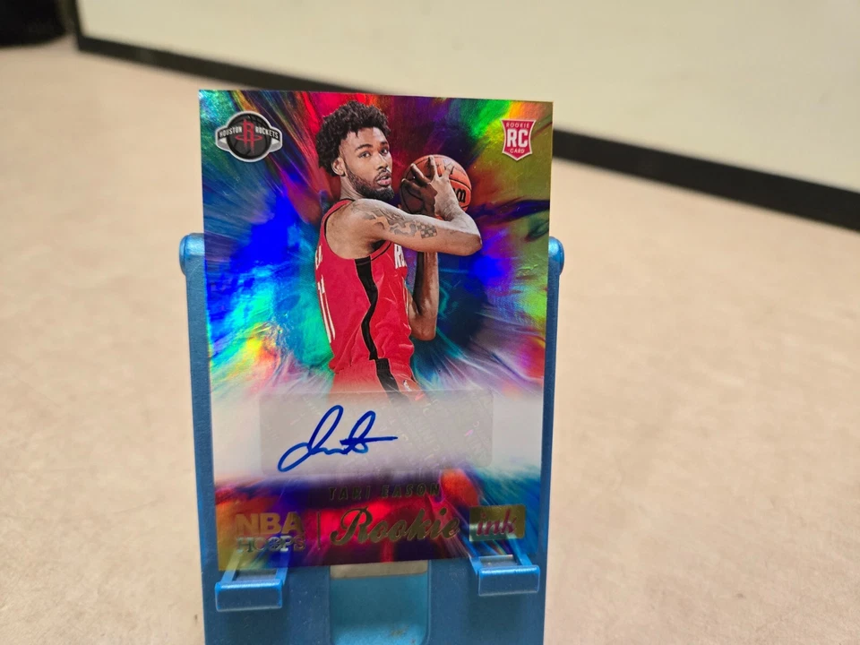 2022-23 PANINI NBA HOOPS TARI EASON RC ROOKIE INK AUTO AUTOGRAPH ROCKETS - Image 1 of 2