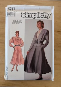 Simplicity 8291 Women's Blouse Bias Skirt Slim Jacket Pattern Size 8-14 Uncut - Picture 1 of 2