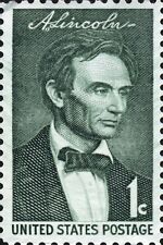 Abraham Lincoln Vintage stamp Poster 24x36 