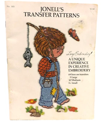 Jonell's Punch Needle Patterns Booklet #505 Iron-on Transfer Loop Embroidery - Image 1 of 4