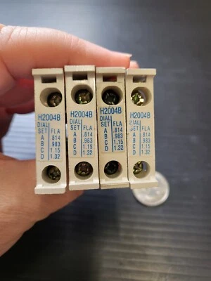 Cutler Hammer H2004B Calentador Sobrecarga/Elemento, Juego de 4 Foto 1 de 3