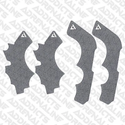 01-2026 Kawasaki KX85 KX100 KX112 Cinta de agarre de goma Protector de marco (2 pares) Foto 1 de 4