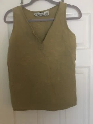 Хлопок Express: Майка женщин размер S без рукавов коричневый - Изображение 1 из 4