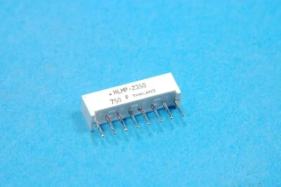 Lot of 4 - Hewlett Packard - HLMP-2350 S02 -RED Led. Rectangular Light Bar Graph - Image 1 of 4