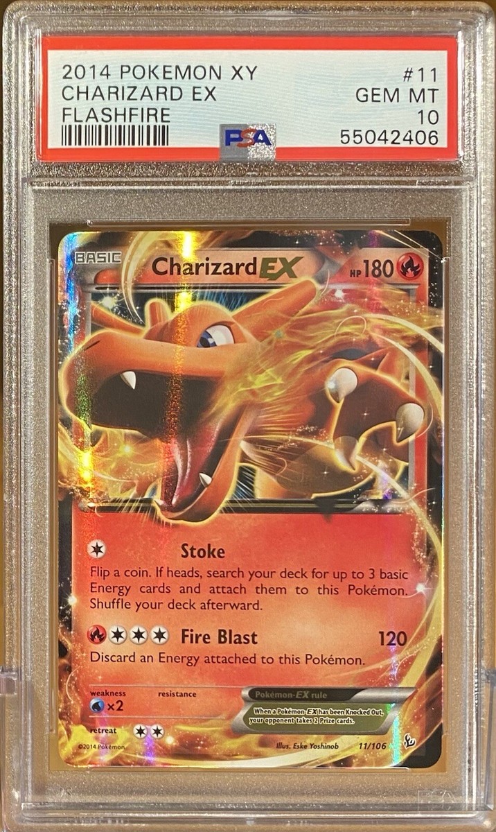 Pokémon TCG Flashfire Grade 10 Individual Collectible Card