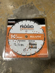 BRAND NEW Ridgid 14" All Cut Diamond Saw Blade Model #25-AC14 - Picture 1 of 2