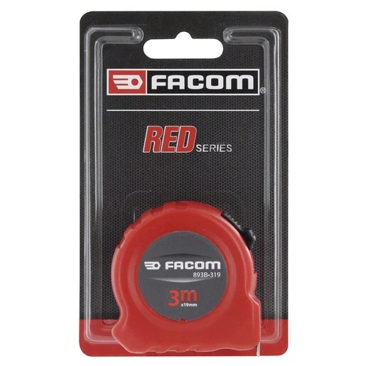 Mètre ruban Facom 3 mètres x 19mm avec blocage - 893B.319 - Photo 1/3