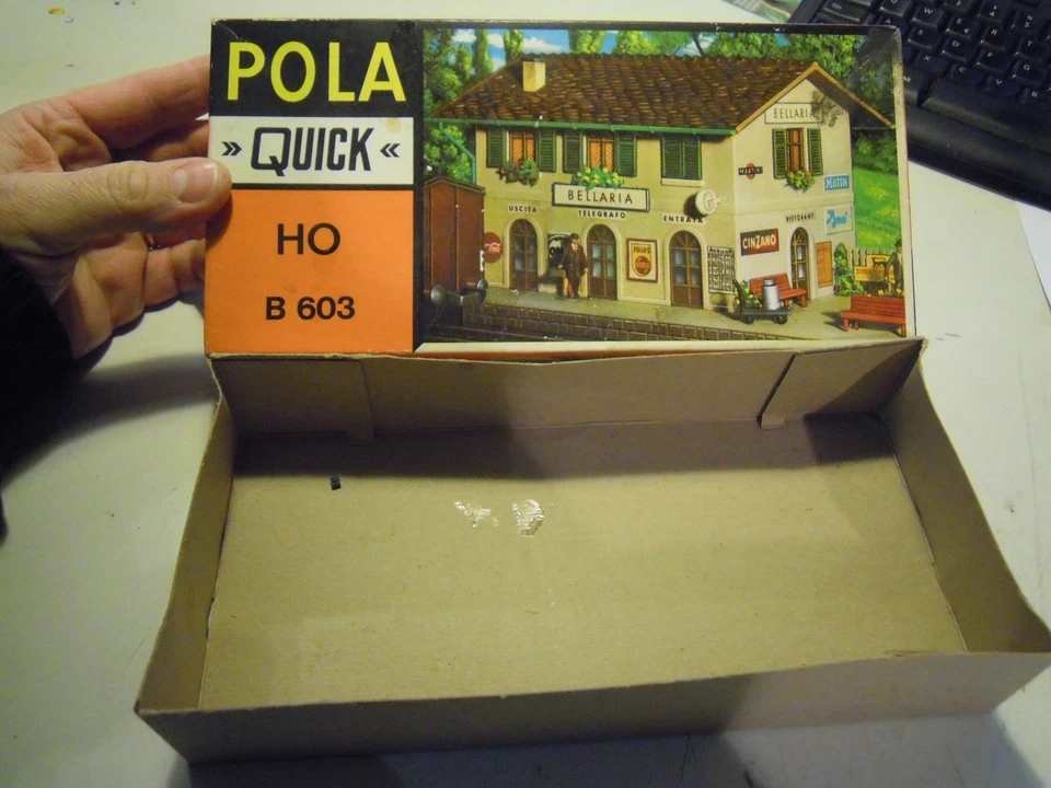 SCATOLA VUOTA - POLA QUICK HO B603 - STAZIONE DI BELLARIA - VINTAGE (VV) - Immagine 1 di 4