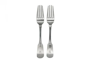 Two Irish Silver Forks - Dublin 1823 - Picture 1 of 6
