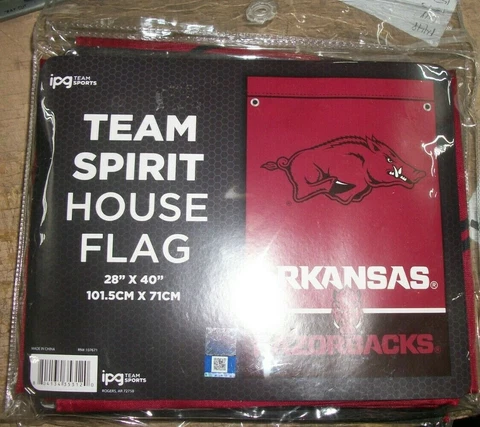 Arkansas university Razorbacks 28" x 40" College Banner Flag Cover