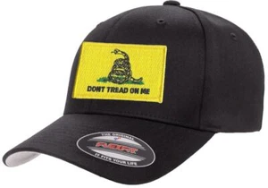 Don't Tread On Me Patriotic Flexfit 6511 Men's Trucker Mesh Back Fitted Cap - Picture 1 of 32