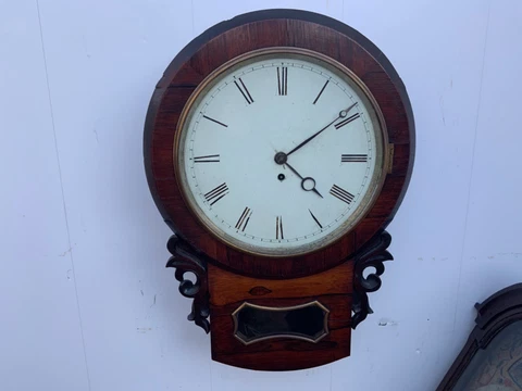 Fusee Drop Dial Rosewood veneer Wall Clock Cover