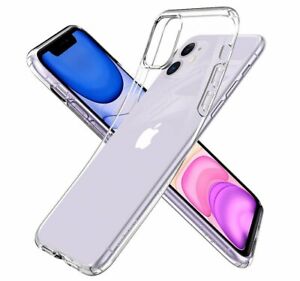 CLEAR CASE For iPhone 12 11 Pro Max Mini XS XR SE X 8 7 Protector Silicone Cover