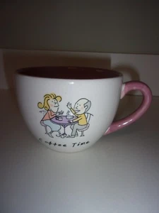 Tabletop Gallery Pink Coffee Time Coffee Cup Mug - Picture 1 of 4
