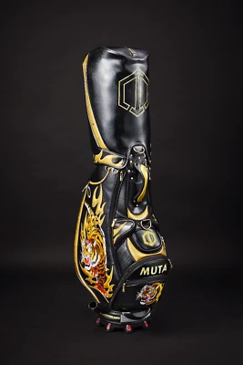 BOLSA DE CARRITO DE GOLF MURA para hombre / bolsa de carrito de club de ultra lujo con tigre bordado Foto 1 de 4