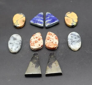 natural gemstone cabochons Lot 133.55ct cabochon for jewelry making loose stones - Picture 1 of 6