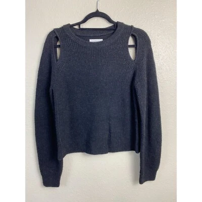 Suéter tejido manga larga mezcla lana negro terciopelo de Graham & Spencer talla mediana Foto 1 de 4