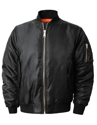 Chaqueta de bombardero para hombre invierno vuelo militar fuerza aérea MA-1 ropa exterior táctica Foto 1 de 2