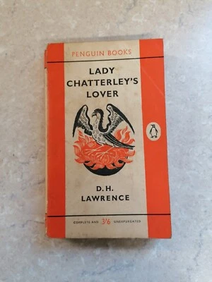 1960 LADY CHATTERLEYS LOVER by D H LAWRENCE 1st penguin edition book GAME KEEPER Foto 1 de 4