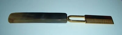 !!SUPER AFFARE!! PETTINE PER BARBA E BAFFI CON MANICO IN CORNO - Immagine 1 di 2